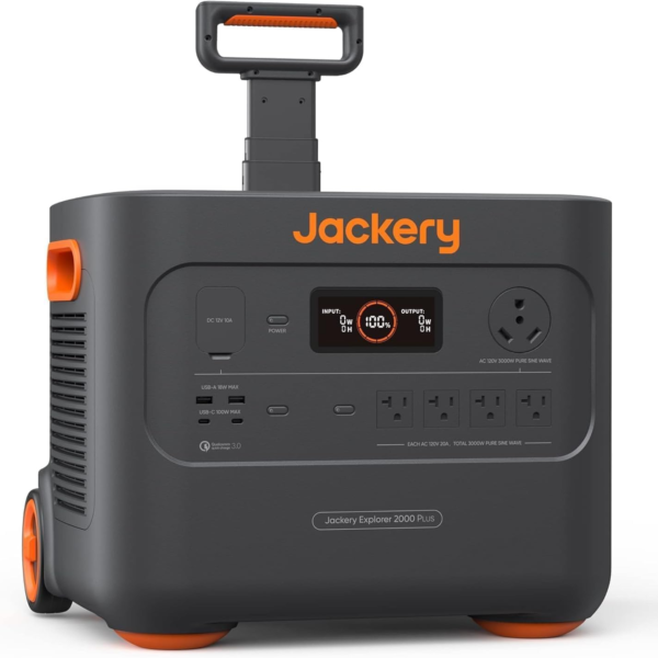 Jackery Solar Generator 4000 Kit (Explorer 2000 Plus + 1X PackPlus E2000 Plus Expandable Battery + 2X200W Solar Panel)