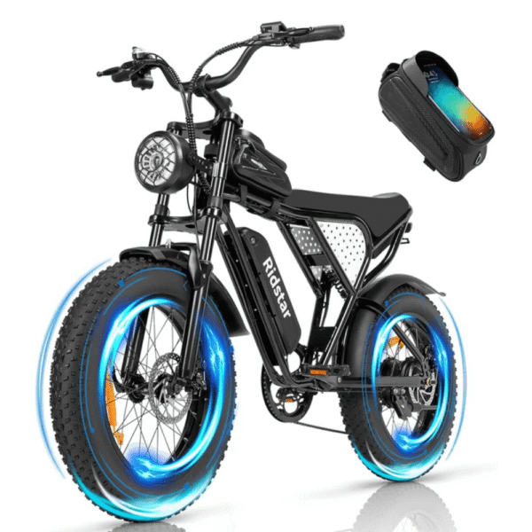 Ridstar Q20 1000W 48V 15AH Fat Tire Electric Bicycle