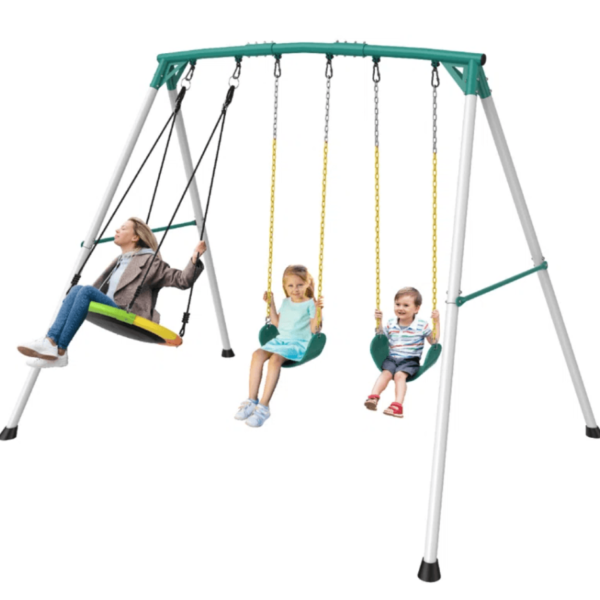 9.5′ Heavy-Duty Outdoor Porch Swing Set