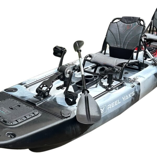 ReelYaks Raider 14ft Tandem Modular Pedal Fishing Kayak