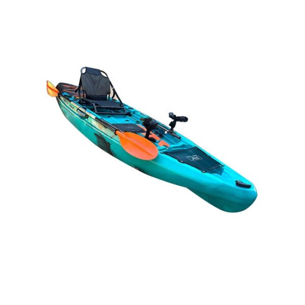 ReelYaks 10.8ft Rapido Modular Propeller Drive Pedal Fishing Kayak | 440lbs Capacity | 2 Piece